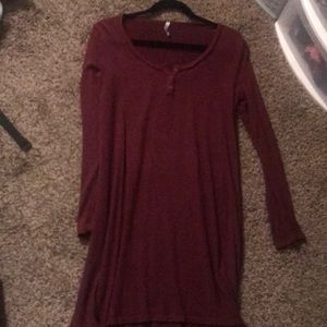Maroon dress